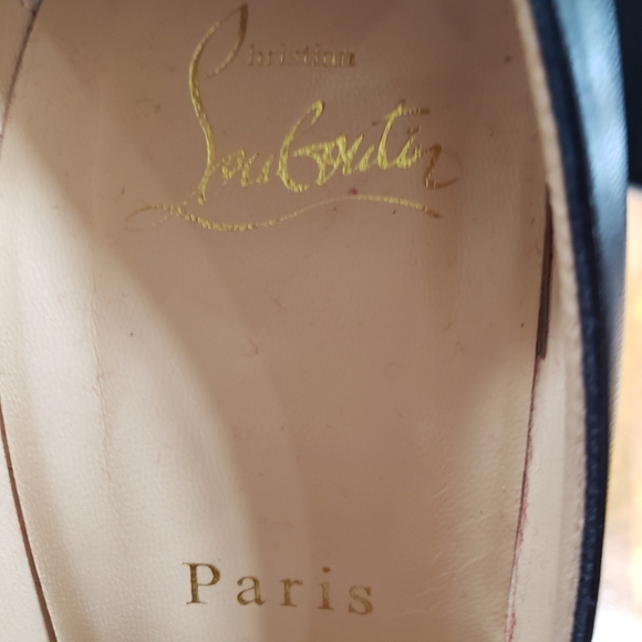Christian Louboutin size EU 40 US 9.5 Black $350 - Picture 8 of 16